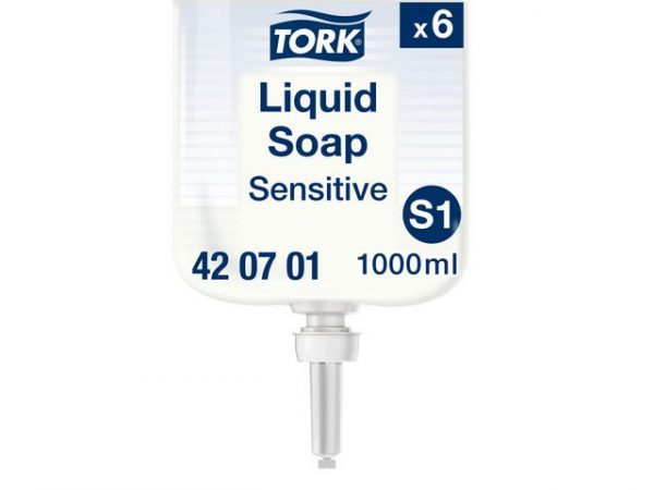 Tvål TORK Pre S1 extra mild transp. 1L