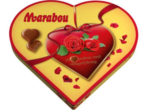 Choklad MARABOU Hjärta 165g