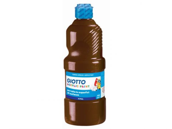 Akrylfärg Giotto 500 ml brun