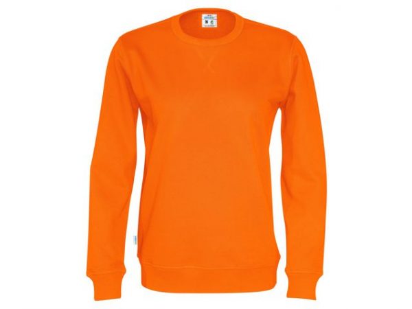 Sweatshirt Crew Neck hr GOTS orange 4XL