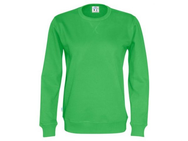 Sweatshirt Crew Neck hr GOTS grön 4XL
