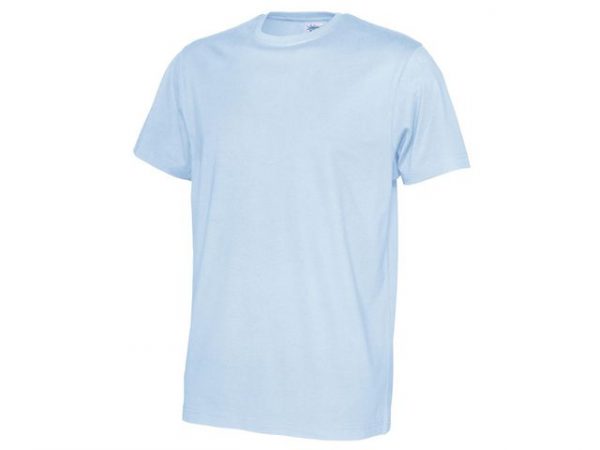 T-Shirt herr GOTS sky blue 4XL