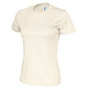 T-Shirt dam GOTS off white 2XL