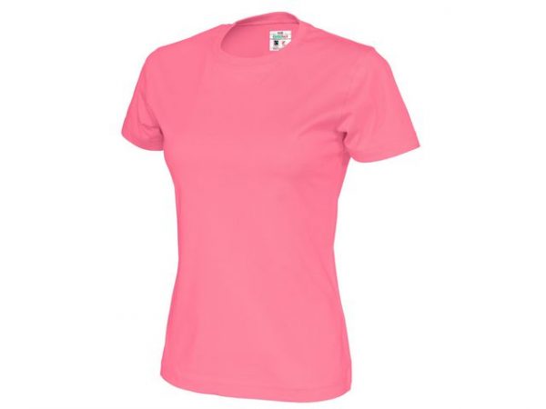 T-Shirt dam GOTS rosa 2XL