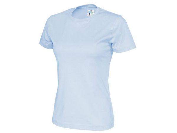 T-Shirt dam GOTS sky blue 2XL