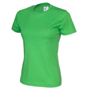 T-Shirt dam GOTS grön 2XL