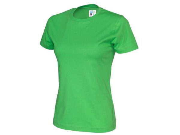 T-Shirt dam GOTS grön 2XL