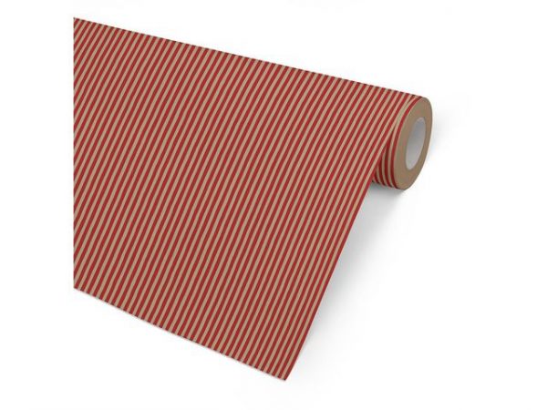 Julpapper 57cmx154m Floating stripe