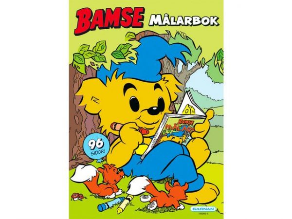 Målarbok Bamse