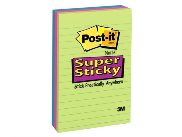 Notes POST-IT SS linj Rainbow 102x152mm