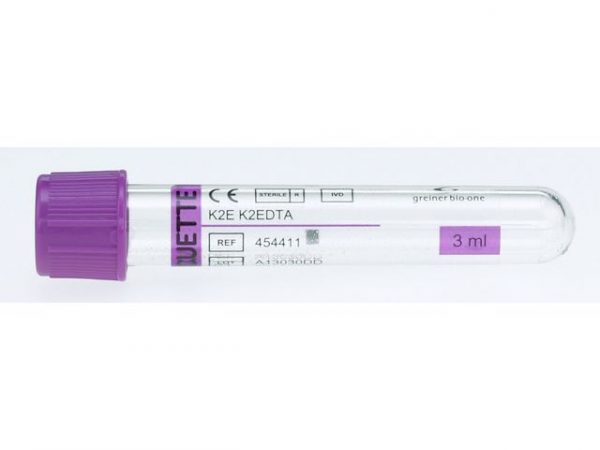 Provrör VACUETTE EDTA K2 5/3ml 50/fp