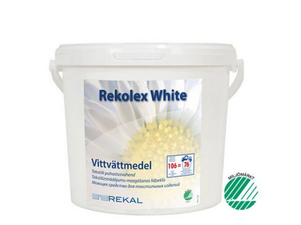 Tvättmedel REKAL Rekolex White 4kg