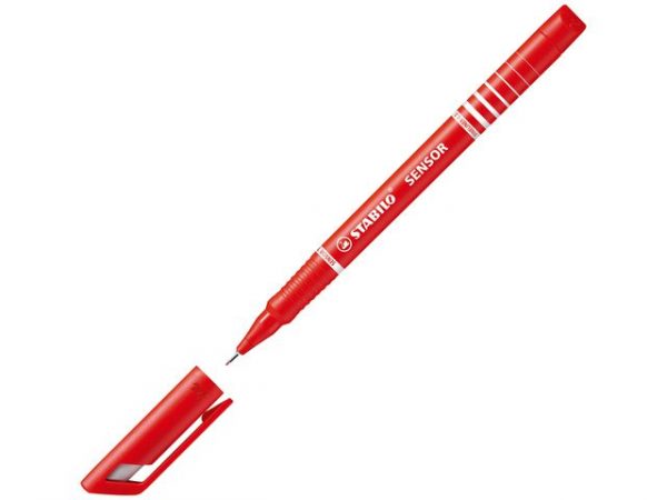 Fineliner STABILO Sensor 0.3mm röd