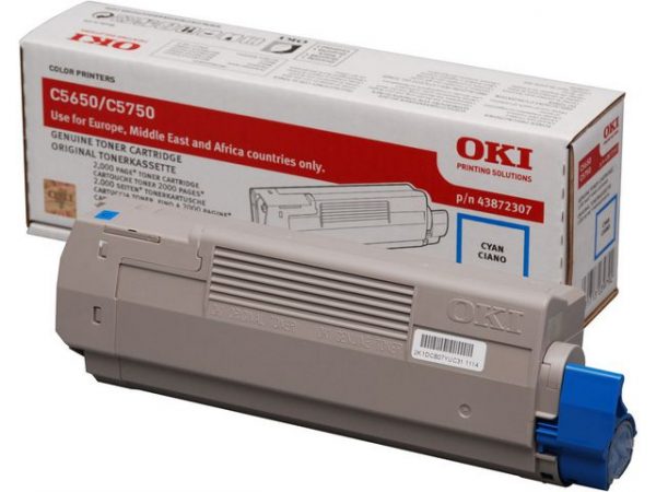 Toner OKI 43872307 2K cyan