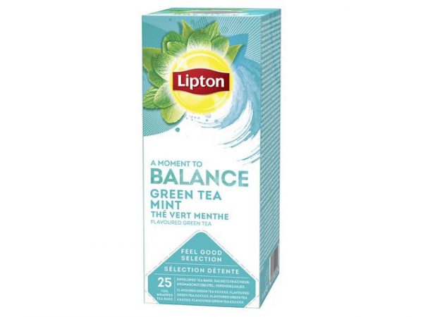 Te LIPTON påse Green Tea Mint 25/fp