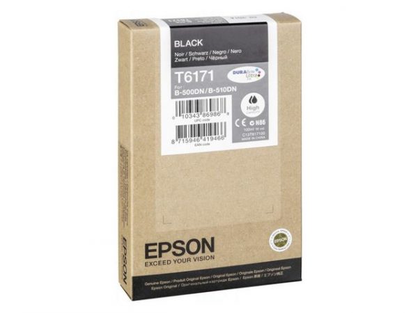 Bläckpatron EPSON C13T617100 svart