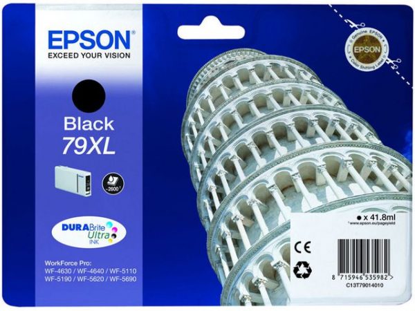 Bläckpatron EPSON C13T79014010 XL svart