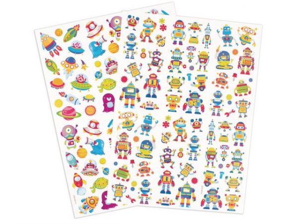 Stickers robotar och rymdfigurer 154/fp