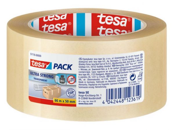 Packtejp TESA Ultra Strong 50mmx66m klar