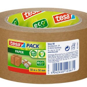 Packtejp 57180Papper 50mmx50m brun 6för4