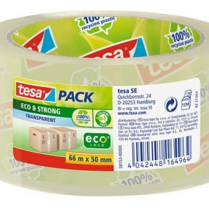 Packtejp Eco Strong 50mmx66m klar 6för4