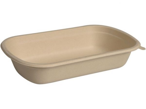 Matlåda Take-away Bagasse 1000 ml 125/fp