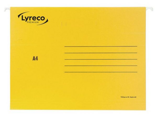 Hängmapp LYRECO premium A4 gul 25/fp