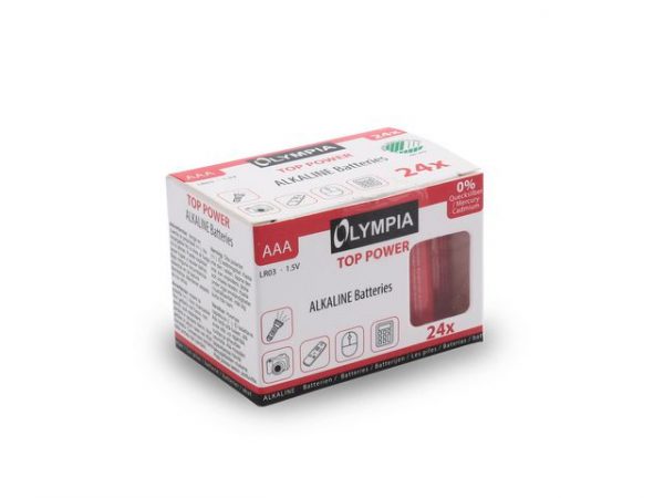 Batteri OLYMPIA AAA 24/fp