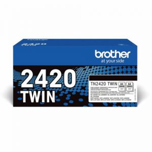 Toner BROTHER TN2420 2x3K svart 2/fp