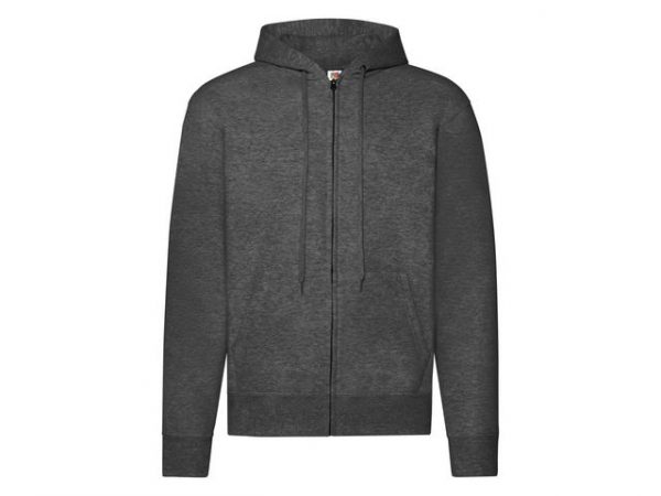 Zip Hoodie FRUIT mörkgrå 2XL