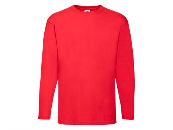 T-shirt Långärmad FRUIT röd 3XL