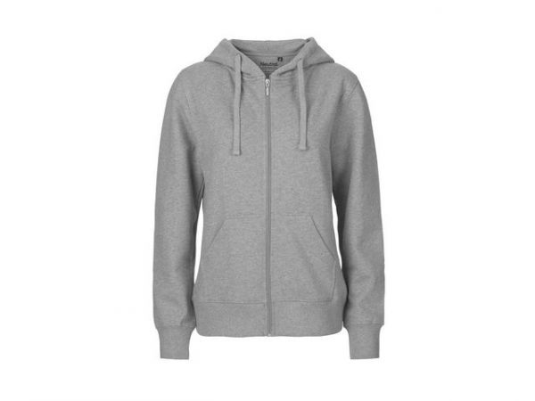 Hoodie zip NEUTRAL O83301 dam grå 2XL