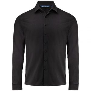 Stretchskjorta CB Hedley svart 4XL