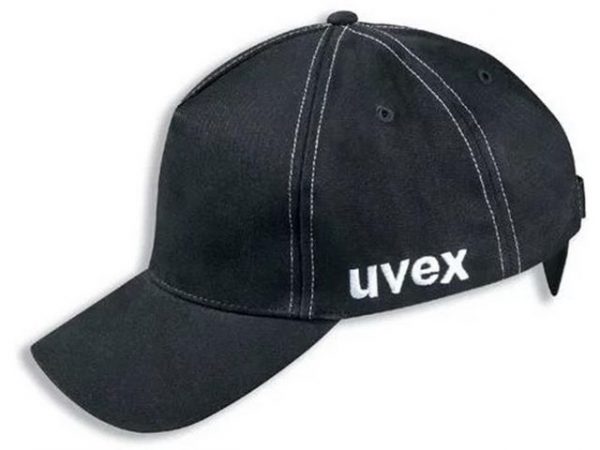 Stötskyddskeps UVEX U-cap svart 60-63cm