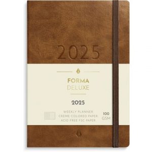 Liten Veckokal. Forma Deluxe 2025 brun