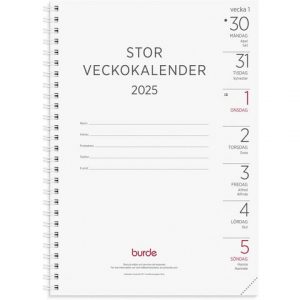 Stor Veckokalender refill 2025