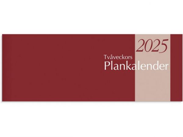 Tvåveckors Plankalender 2025