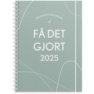 Kalender Få det gjort 2025 grön