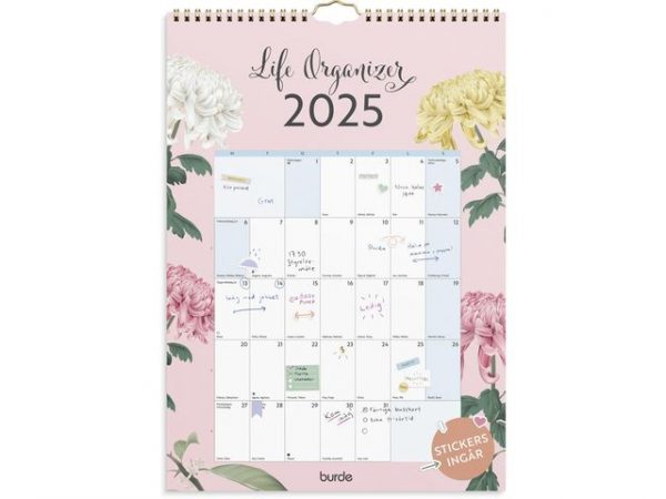 Väggkalender Life Organizer 2025