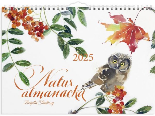 Väggkalender Naturalmanacka 2025