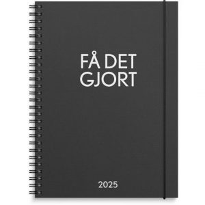 Kalender Få det gjort 2025 svart