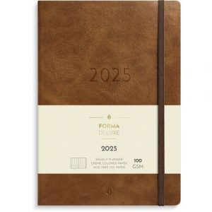 Kalender Agency Forma Deluxe 2025 brun