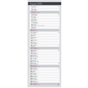 Liten Bordskalender Elegant 2025