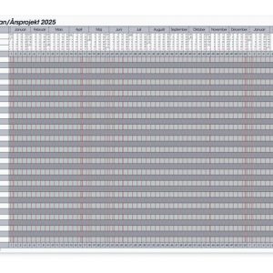 Whiteboardtavla Semesterplan 2025