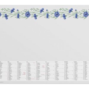 Kalender Skrivunderlägg Blomster 2025