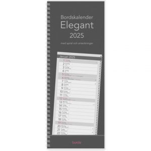 Bordskalender Elegant 2025 spiral