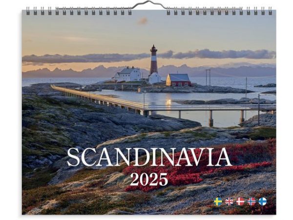 Väggkalender Scandinavia 2025