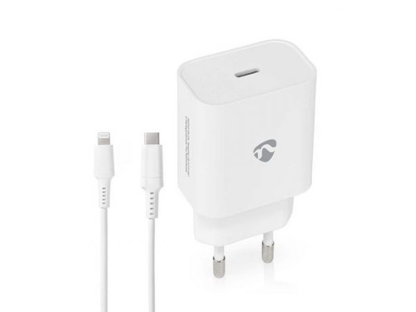 Laddare Vägg NEDIS 20 W USB-C/Lightning