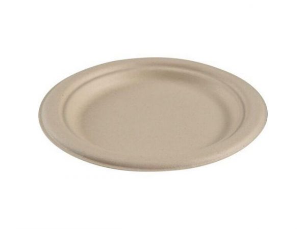 Tallrik Miljö Bagasse 18 cm 50/fp