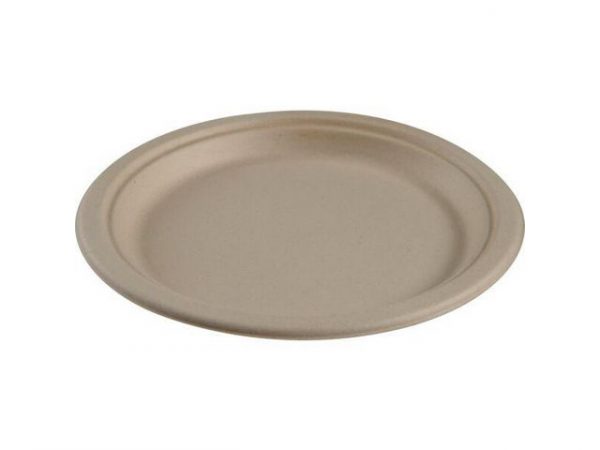 Tallrik Miljö Bagasse 23 cm 50/fp